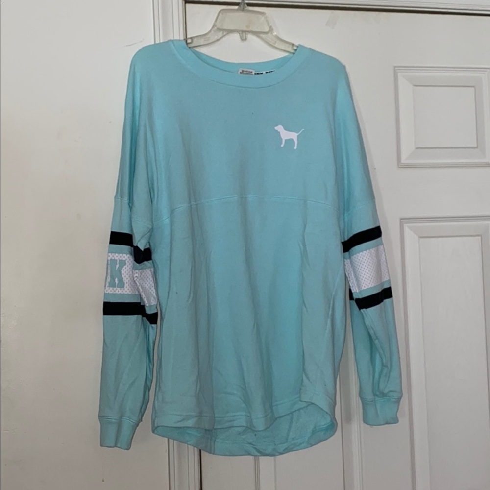 Pink long sleeved sweatshirt